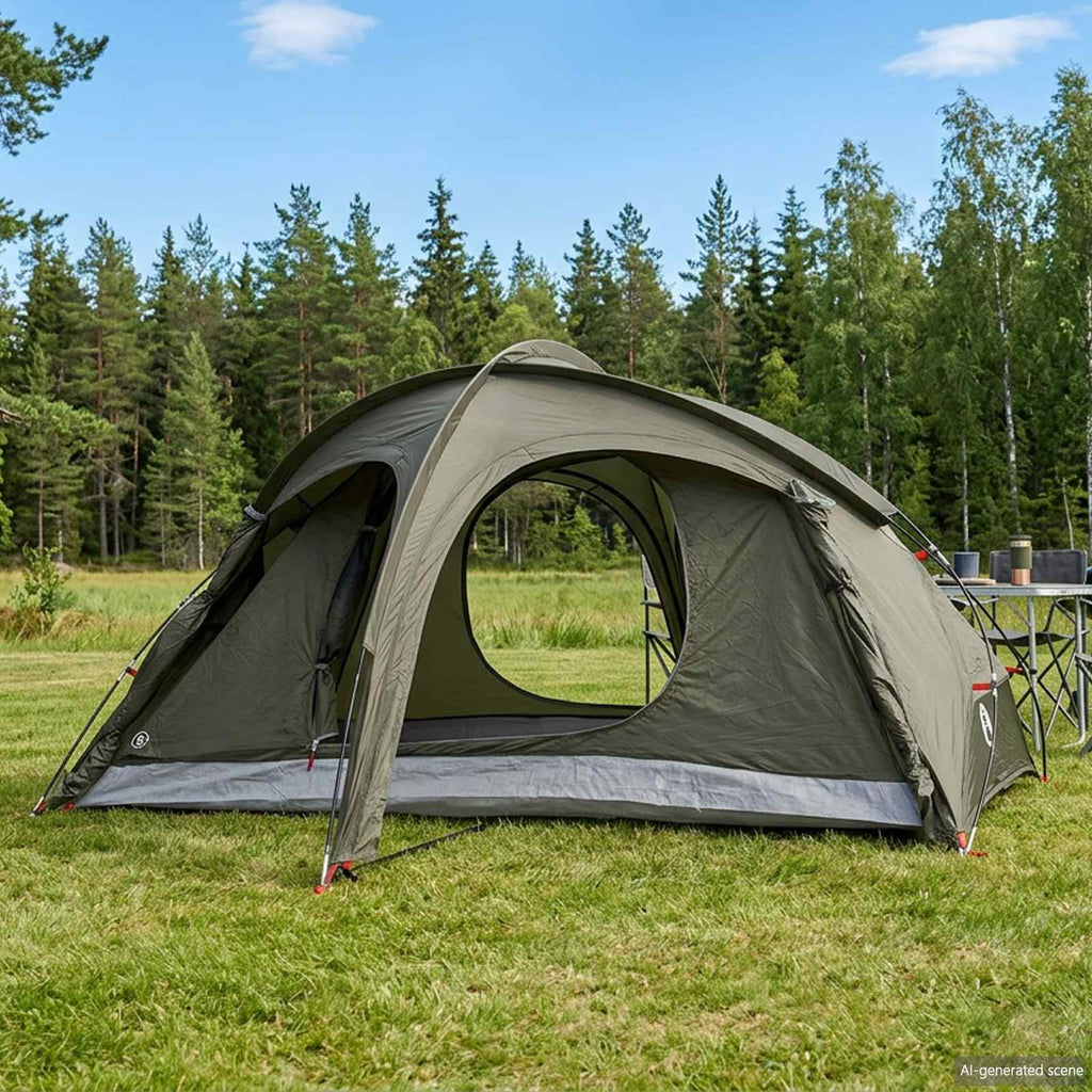 Trekkingzelt mit Regenplane wasserabweisend 2 Personen