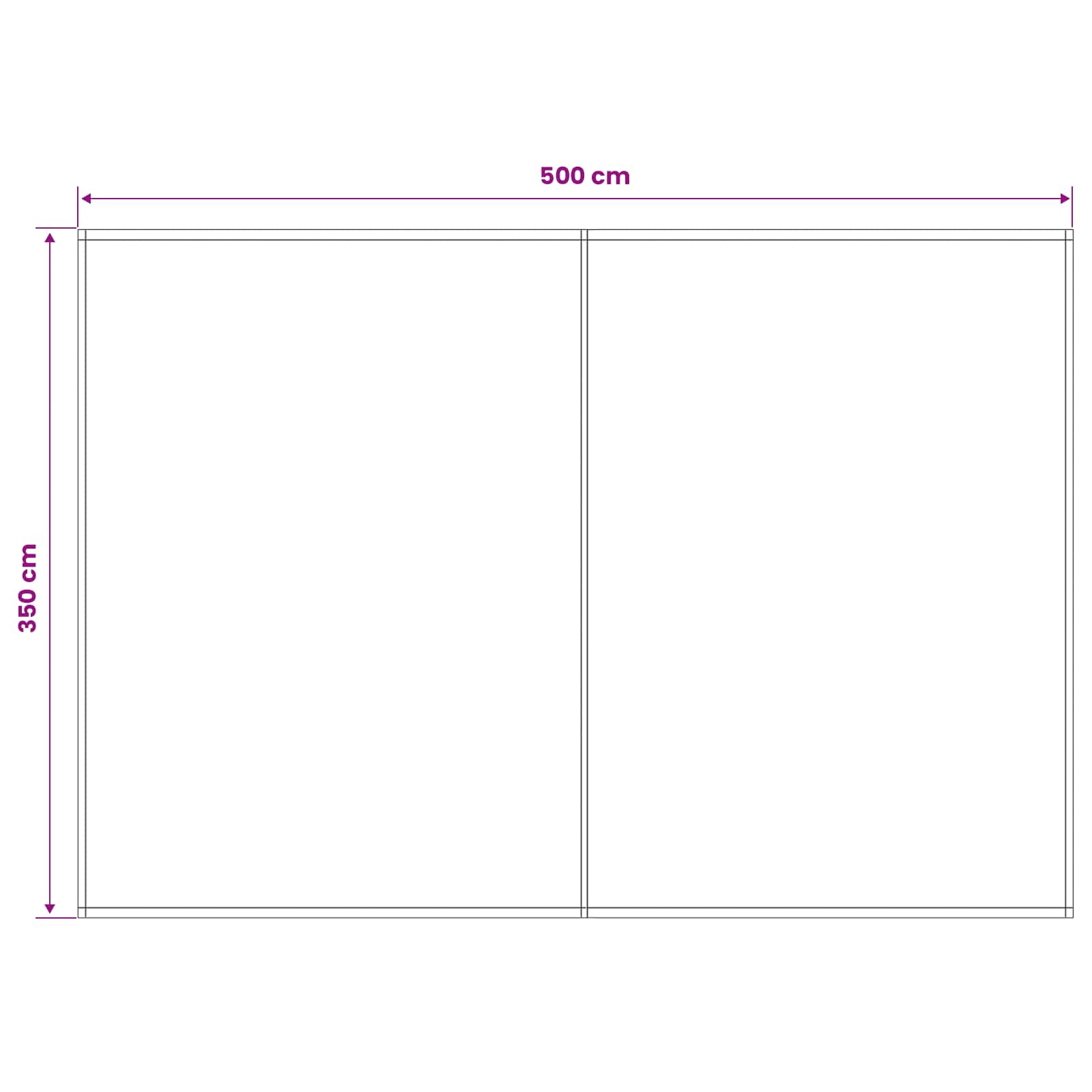 Markisenersatzstoff Anthrazit 500 x 350 cm Polyester – Bild 5