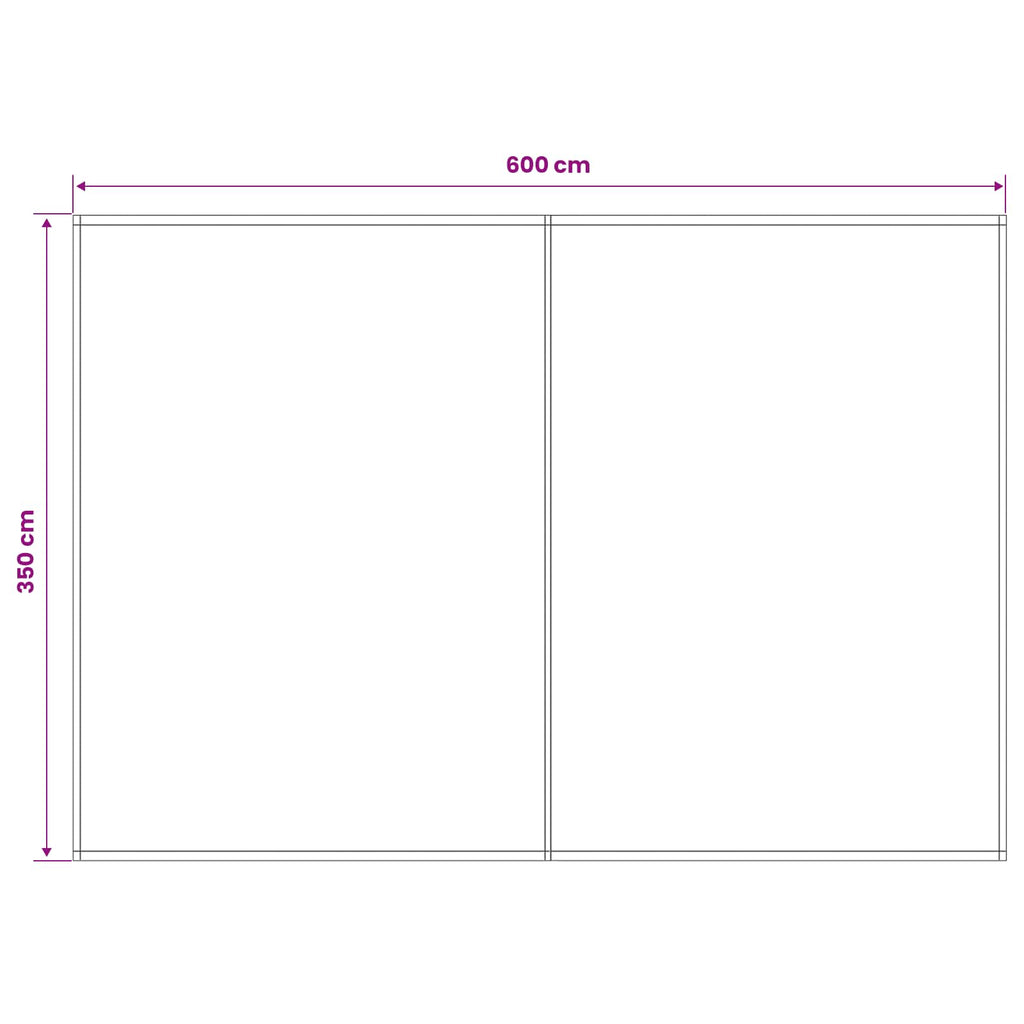 Markisenersatzstoff Braun 600 x 350 cm Polyester – Bild 5