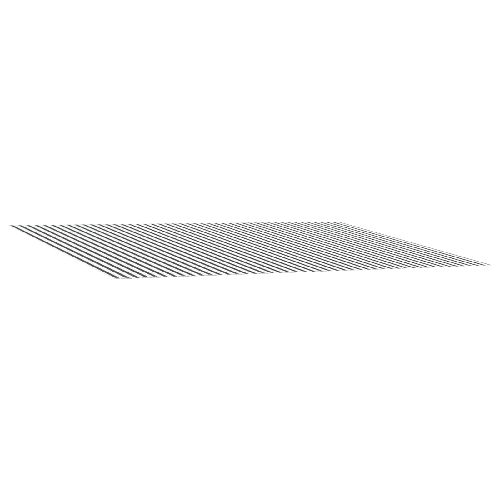 Markisenersatzstoff Anthrazit und Weiß 500 x 350 cm Polyester – Bild 2