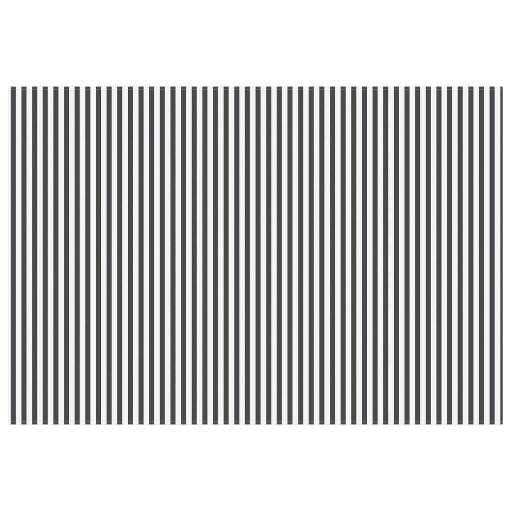 Markisenersatzstoff Anthrazit und Weiß 500 x 350 cm Polyester – Bild 3