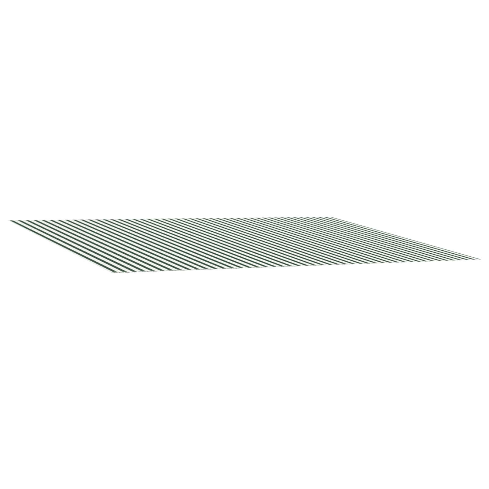 Markisenersatzstoff Grün und Weiß 400 x 300 cm Polyester – Bild 2