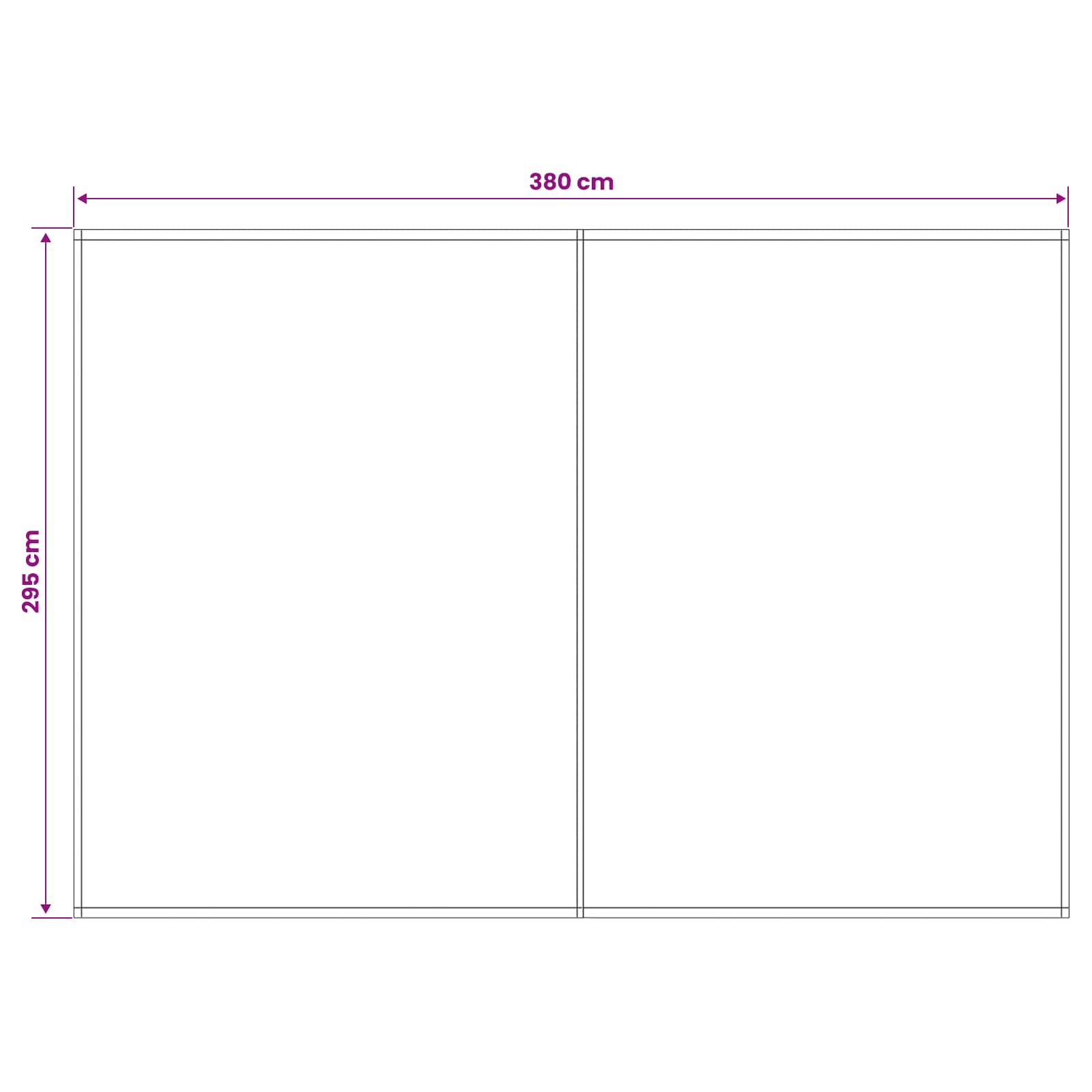 Markisenersatzstoff Grün und Weiß 400 x 300 cm Polyester – Bild 5