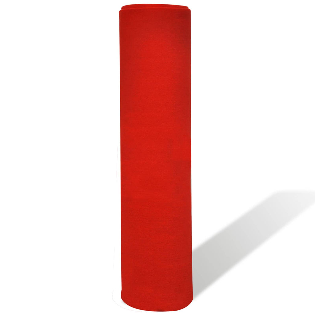 Teppich Rot 1 x 20 m Polyester – Bild 2