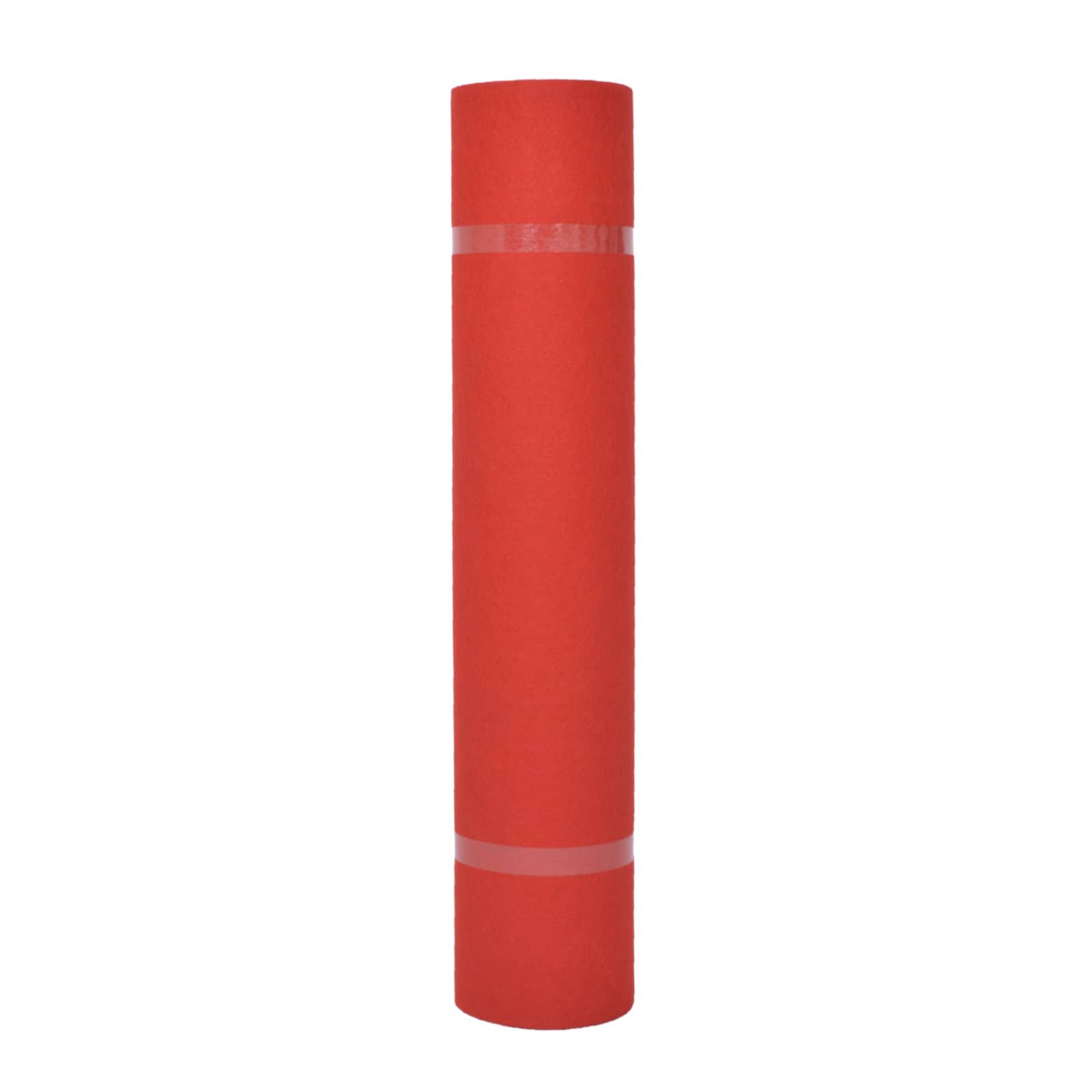 Teppich Uni Rot 1 x 24 m Stoff