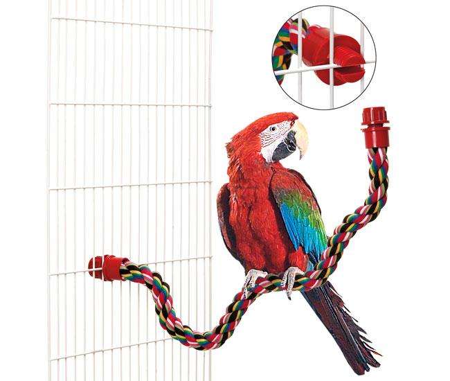 Karlie Biegsame Baumwollsitzstange BIRD BAR - 37 cm - Heim & Tiermarkt