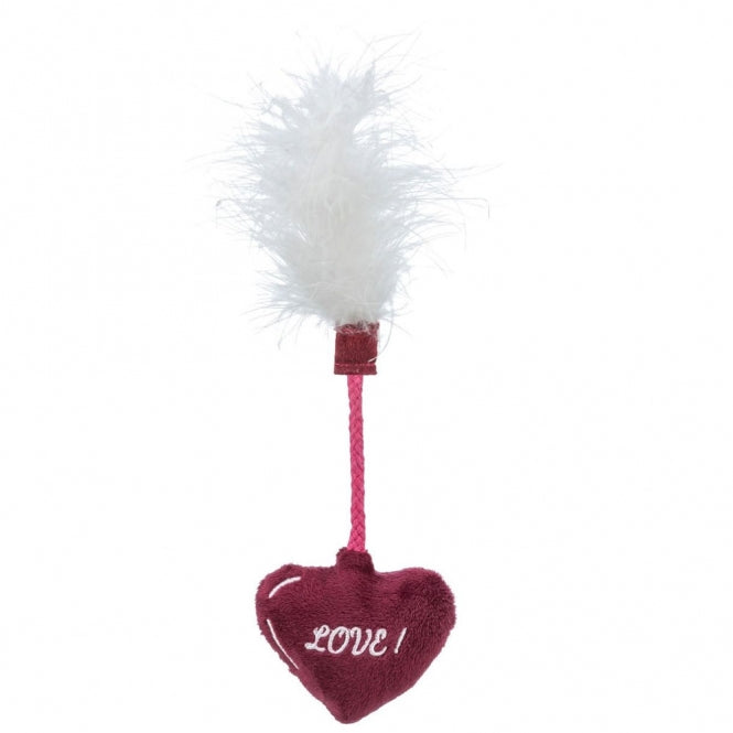 Trixie Katzenspielzeug Valentines Herz mit Federn - Heim & Tiermarkt