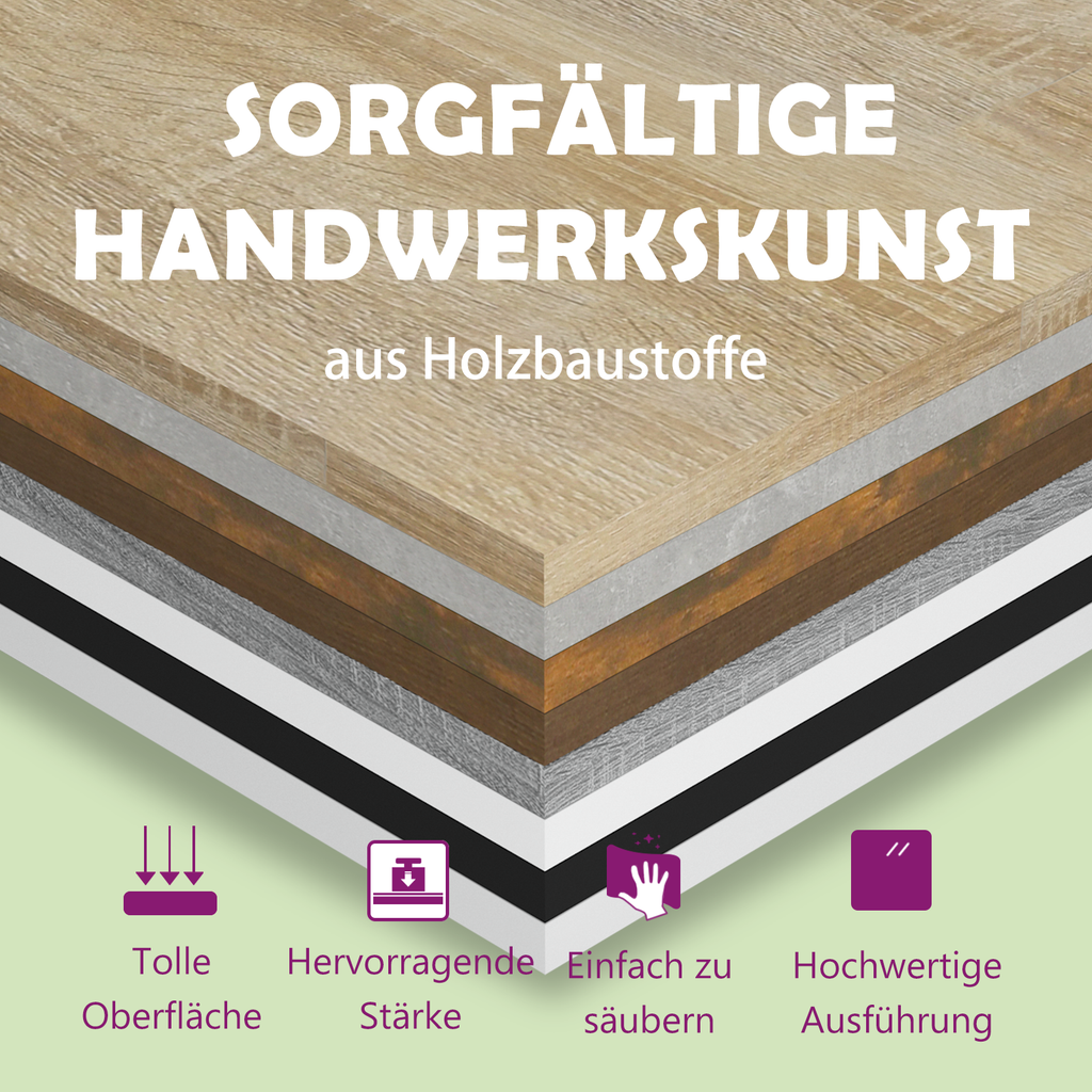 Aufbewahrungstruhe Sonoma-Eiche 84x42x46 cm Holzwerkstoff – Bild 12