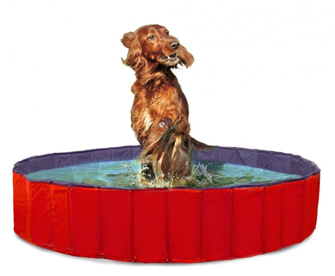 Karlie DOGGY POOL der Swimmingpool für Hunde - Rot-Blau - 160 cm – Bild 2