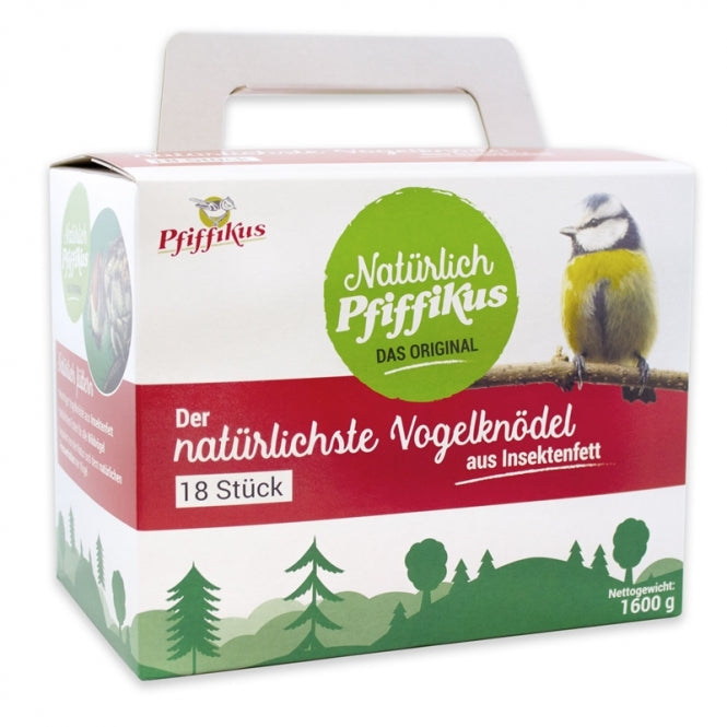 Natürlich Pfiffikus Insektenfettknödel 18er Box - Heim & Tiermarkt