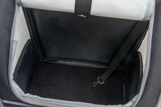 Trixie Rucksack Chloe - Hellgrau/Schwarz - Heim & Tiermarkt