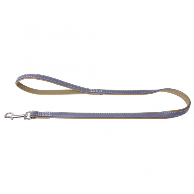 Karlie Vintage Trend Leine - Rauchblau/Moosgrün - 200cm / 22mm – Bild 2