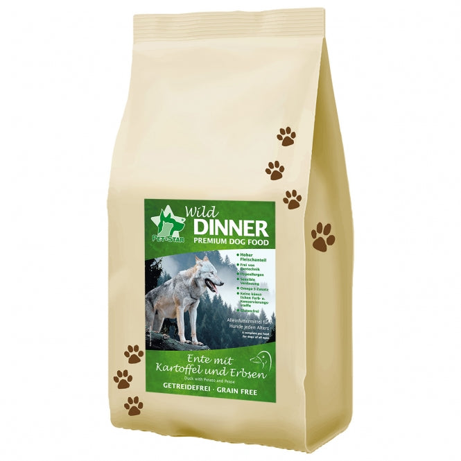 Wild Dinner Ente - Getreidefrei - 3 kg - Heim & Tiermarkt